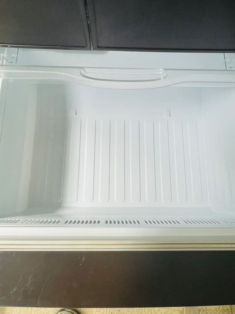 ファミリー用　401L 三菱　大型冷蔵庫 木目調　ブラウン