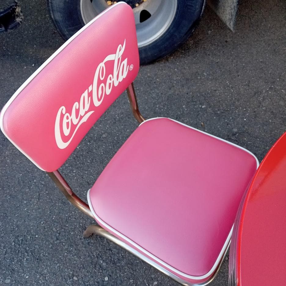 【ココ】Coca-Cola レトロテーブルセット