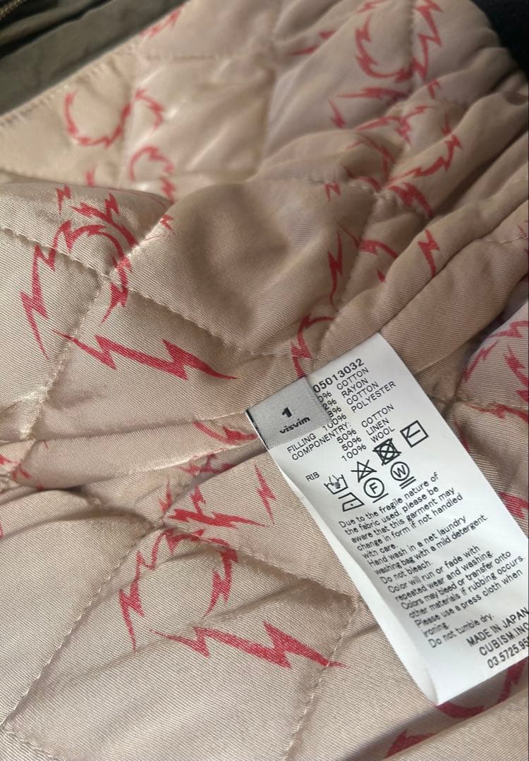 T*r様 ★visvim ★ミリタリージャケット★オリーブ★サイズ1★日本製