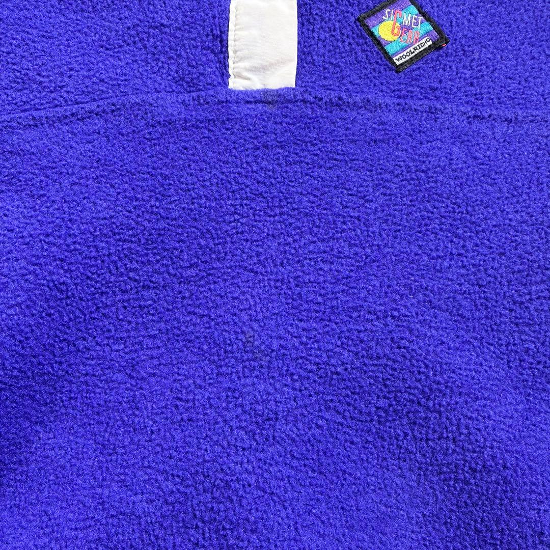 希少品　70s-80s woolrich シンチラスナップT USA製 フリース