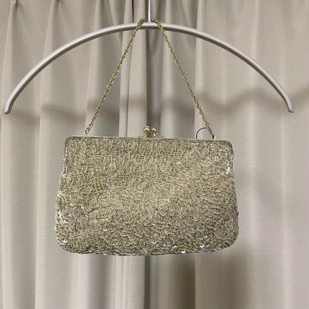 SALEROPE オケージョン　ヴィンテージ　ビジュー　ハンドバッグ　クラッチ