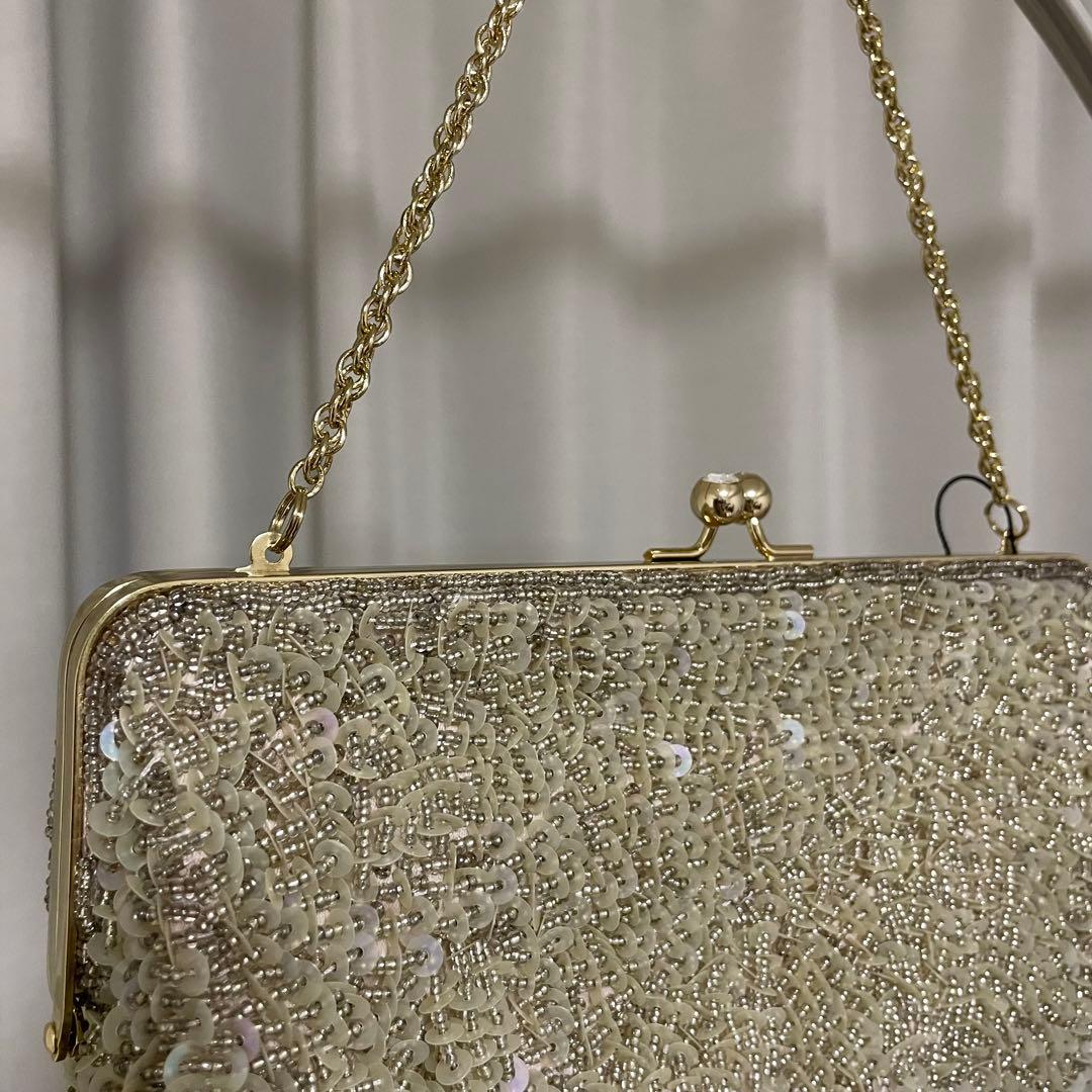 SALEROPE オケージョン　ヴィンテージ　ビジュー　ハンドバッグ　クラッチ