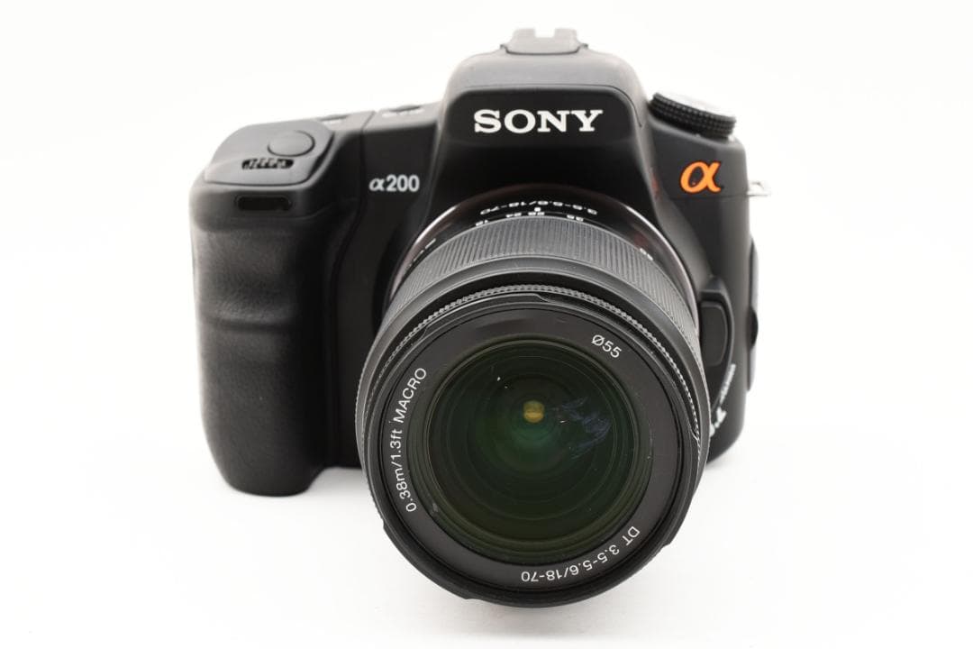 ★良品★ ソニーSONY α200 ボディ レンズ 18-70 動作確認済