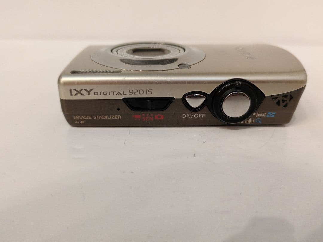 【ジャンク】Canon IXY DIGITAL 920IS ゴールド デジカメ