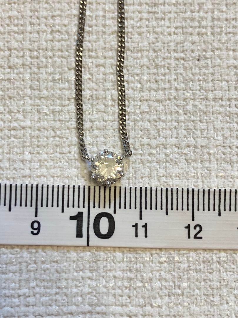 ジュエリーマキ　1粒ダイヤモンド　ネックレス　1.01ct プラチナ