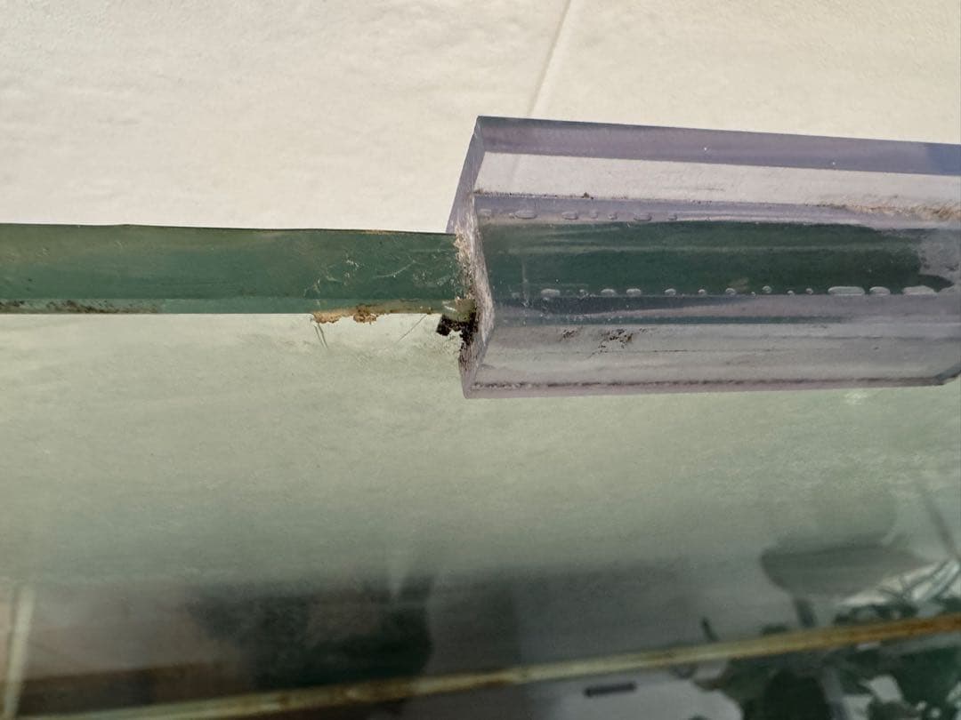 その1大型水槽 (ガラス水槽 オーバーフロー水槽　キャビネットセット)