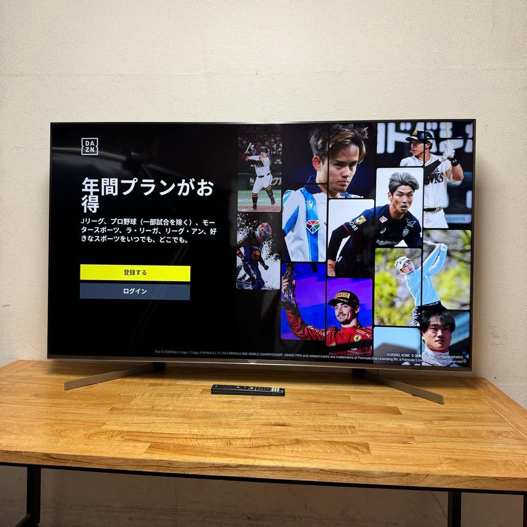 SONY 55V型 4K液晶テレビ BRAVIA KJ-55X9500G 動画○