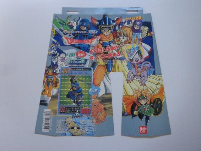【非売品】ドラゴンクエストⅠⅡ 台紙 カードダス