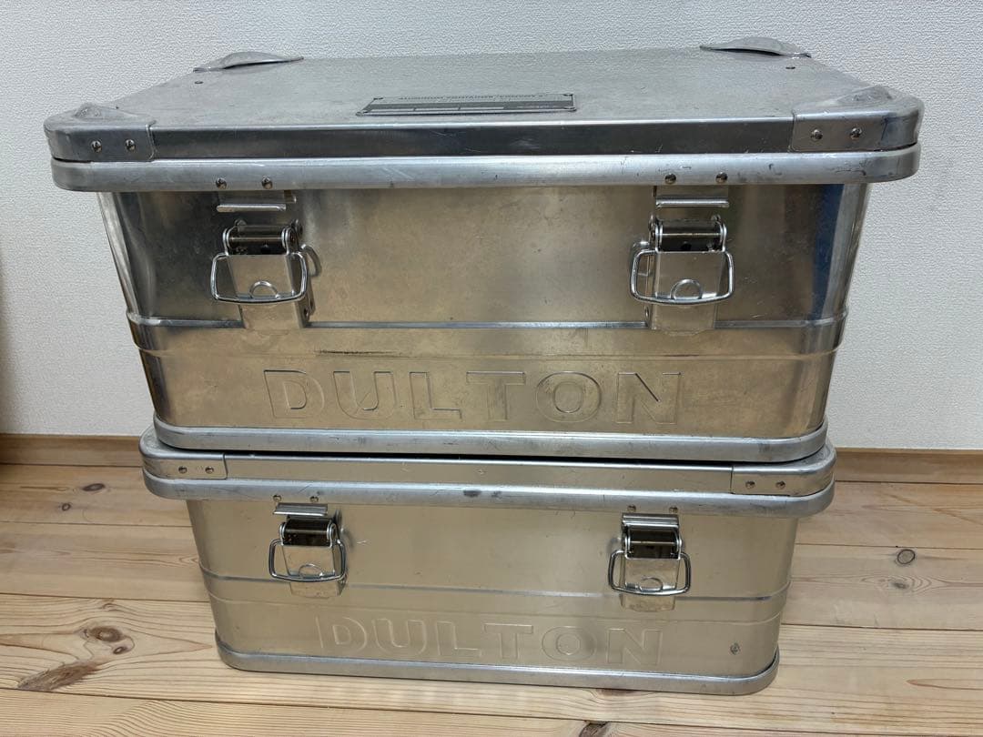 DULTON アルミコンテナS 収納ボックス 2個セット