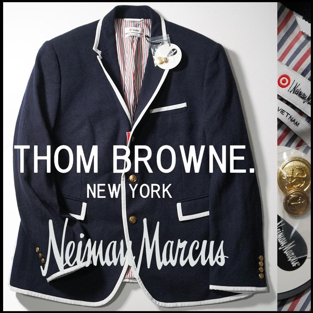 新品トムブラウン THOM BROWNE x ニーマンマーカス ウールジャケット