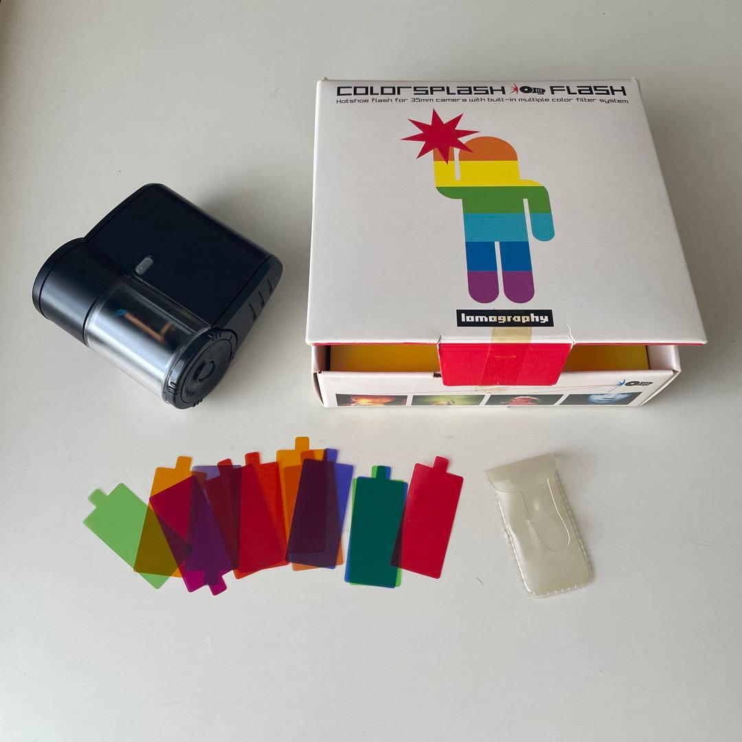 LOMO LC-A専用ケース付 フィルムカメラ 説明書付 フラッシュ セット