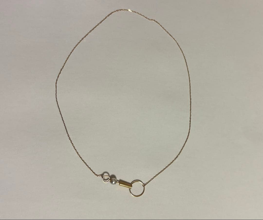 Hirotaka ヒロタカネックレスMosquito Pearl K10