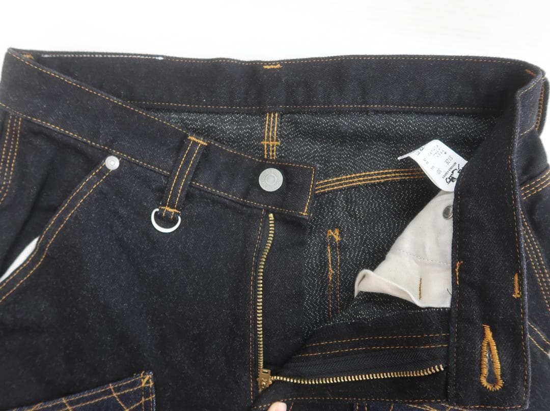 3169 児島ジーンズ ケブラーストレッチダブルニーシェルステッチデニム【G】.