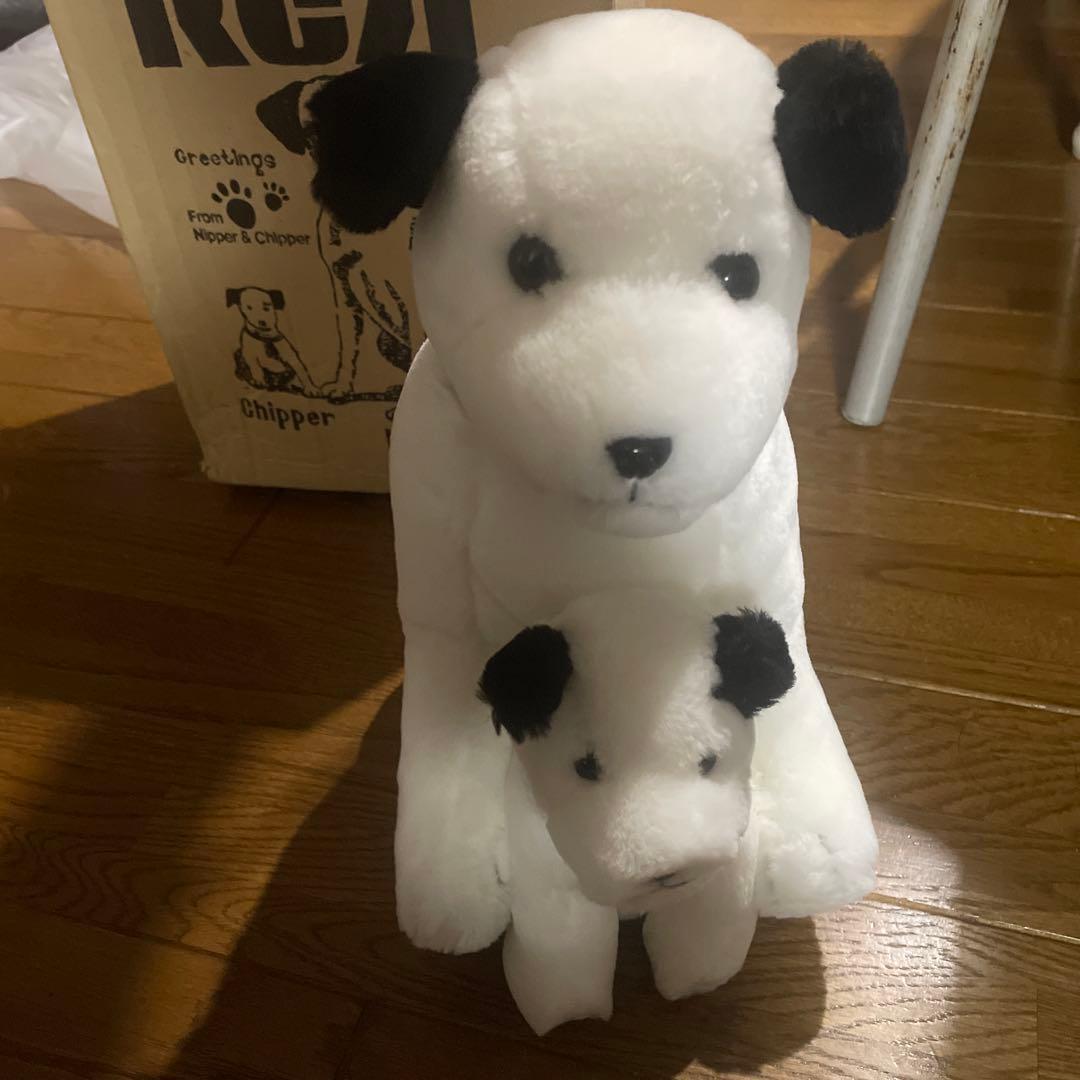 ビクターVictor rca ニッパーandチッパー　ぬいぐるみ