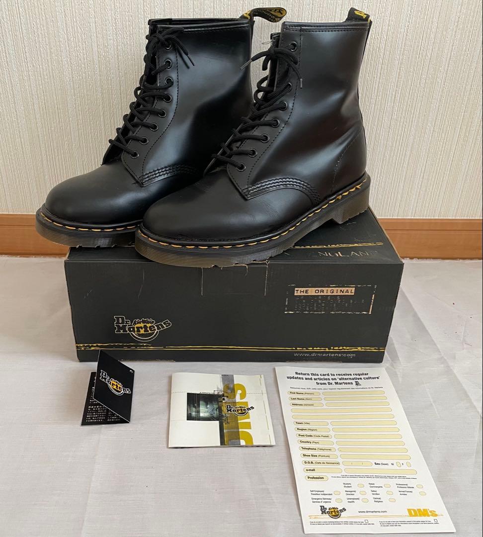 お*ん様 【美品】ドクターマーチン B-SM1460Z 8ホール ブーツ UK9