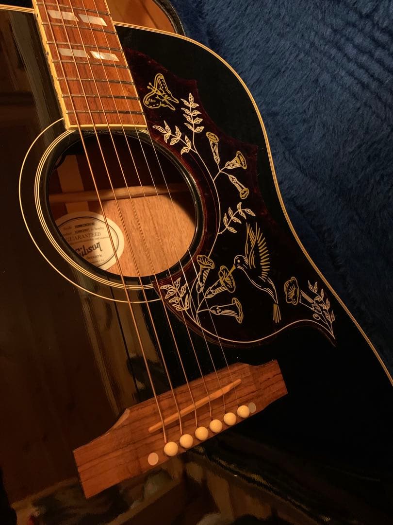 Gibson Hummingbird ebony Black 2012年製