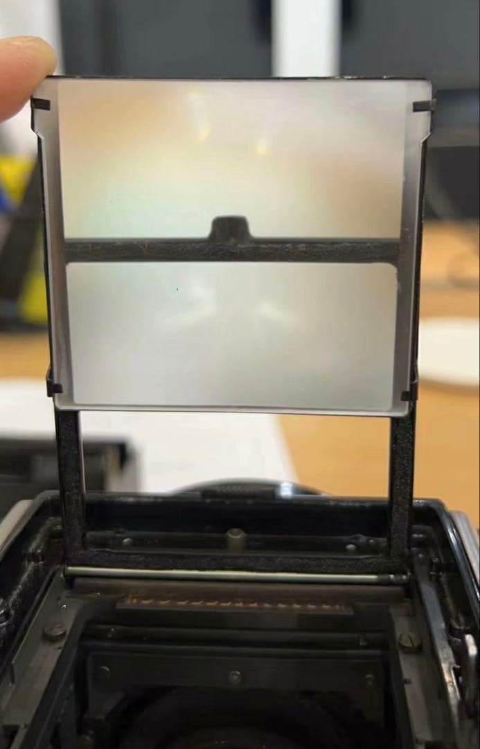 ブロニカのハイライトスクリーン 「フォーカシングスクリーン」