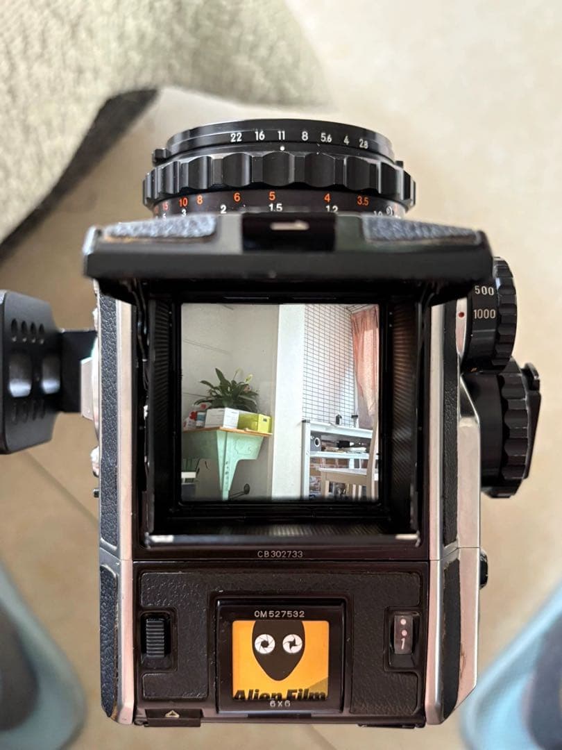 ブロニカのハイライトスクリーン 「フォーカシングスクリーン」