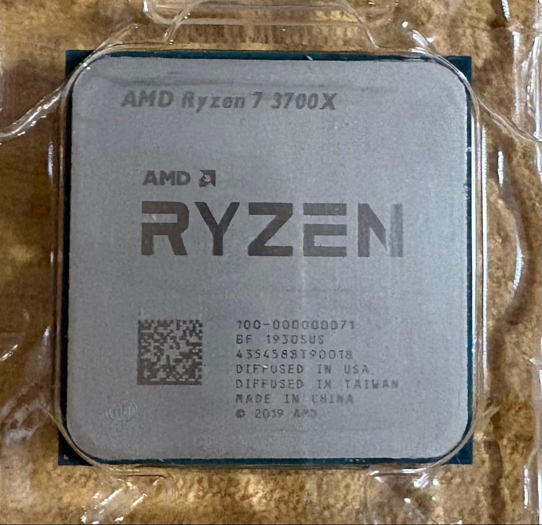 柑*ル様 AMD Ryzen 7 3700X CPU 純正クーラー付き