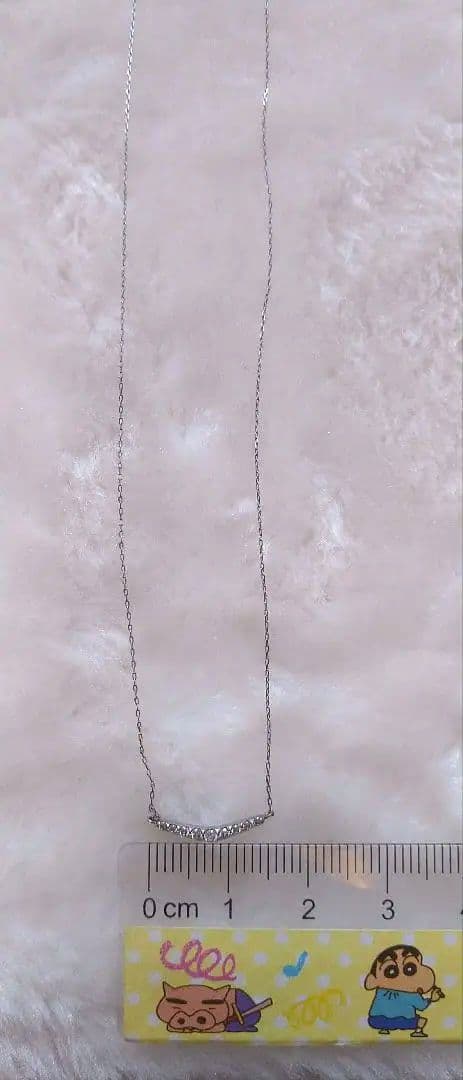 Pt850　ダイヤモンドネックレス