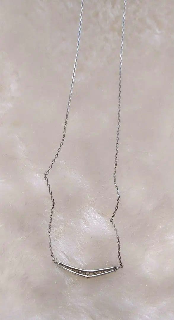 Pt850　ダイヤモンドネックレス