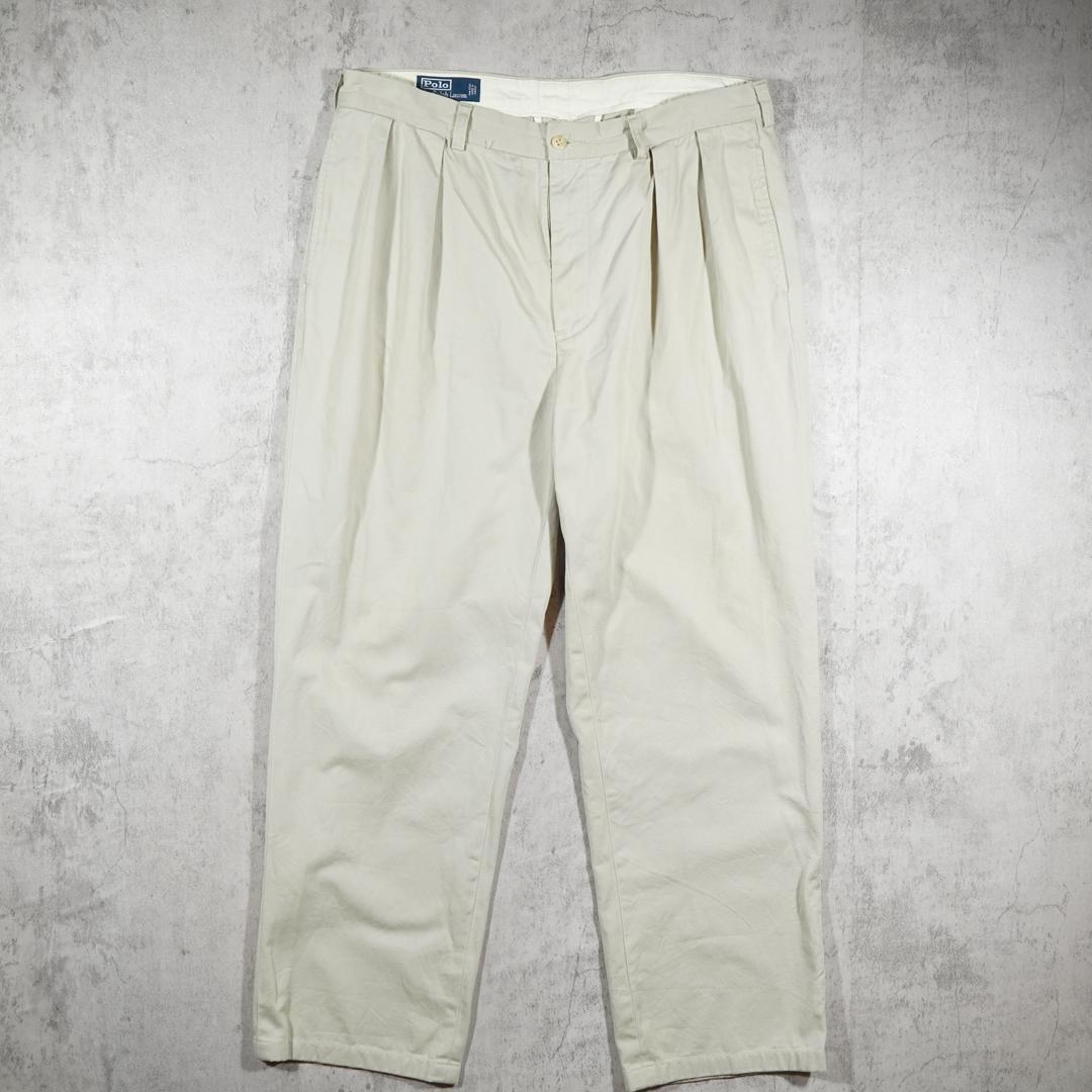 90s マカオ製 ポロチノ POLO ラルフローレン ANDREW PANT