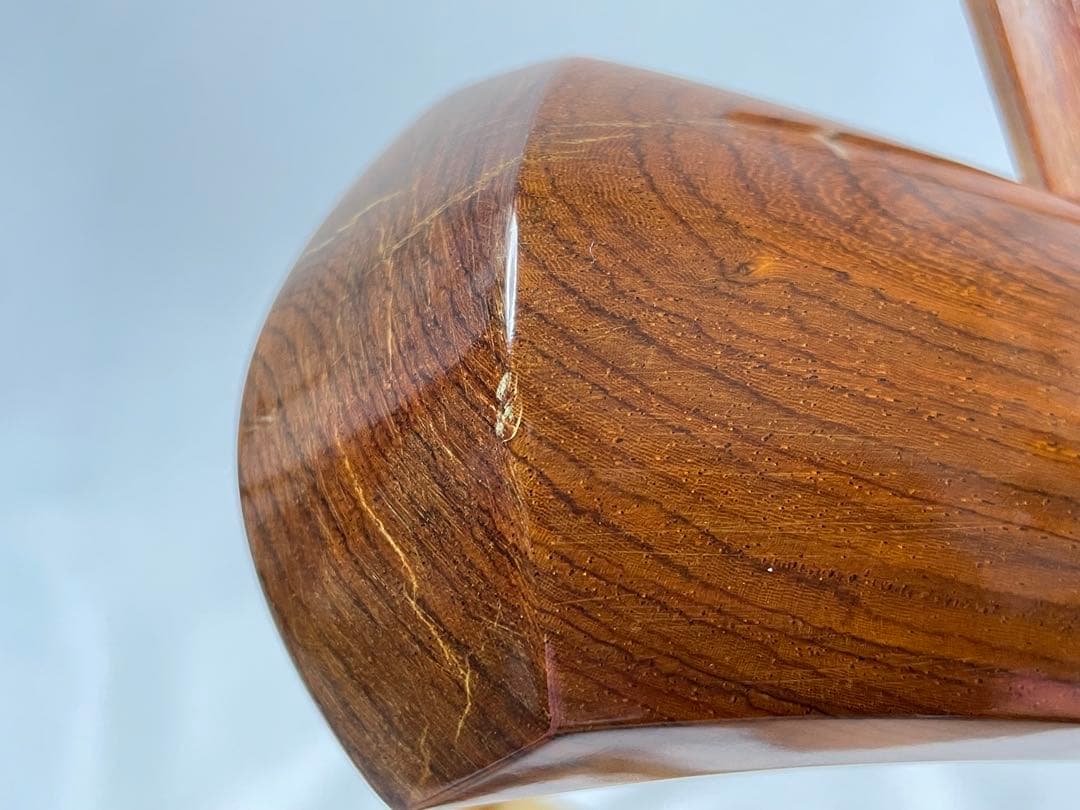 宮古木工芸 本皮1枚貼り/けやき棹 三線 与儀栄功作