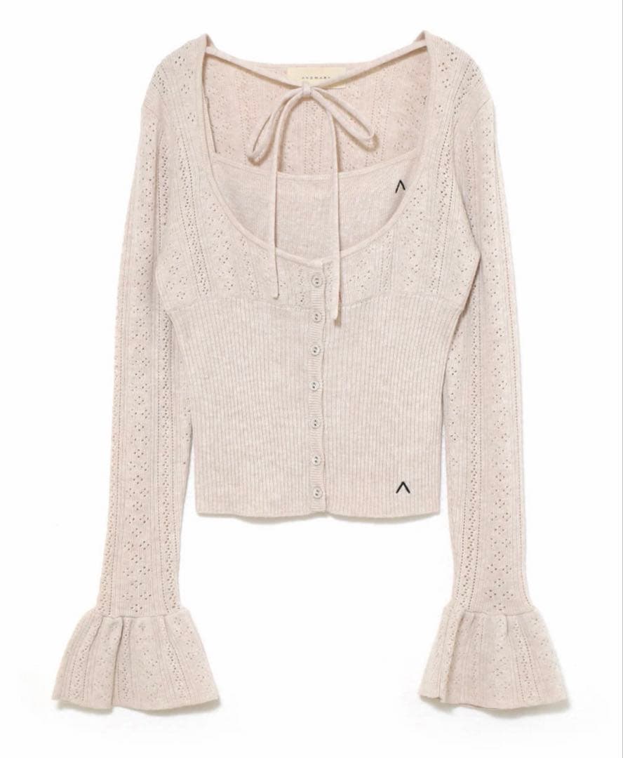 トップス BEIGE ANDMARY RAELYNN KNIT TOPS