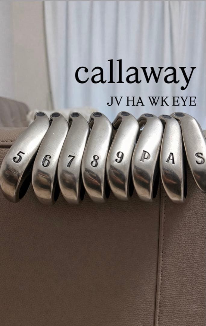 〈破格〉callaway アイアンセット JV HA WK EYE