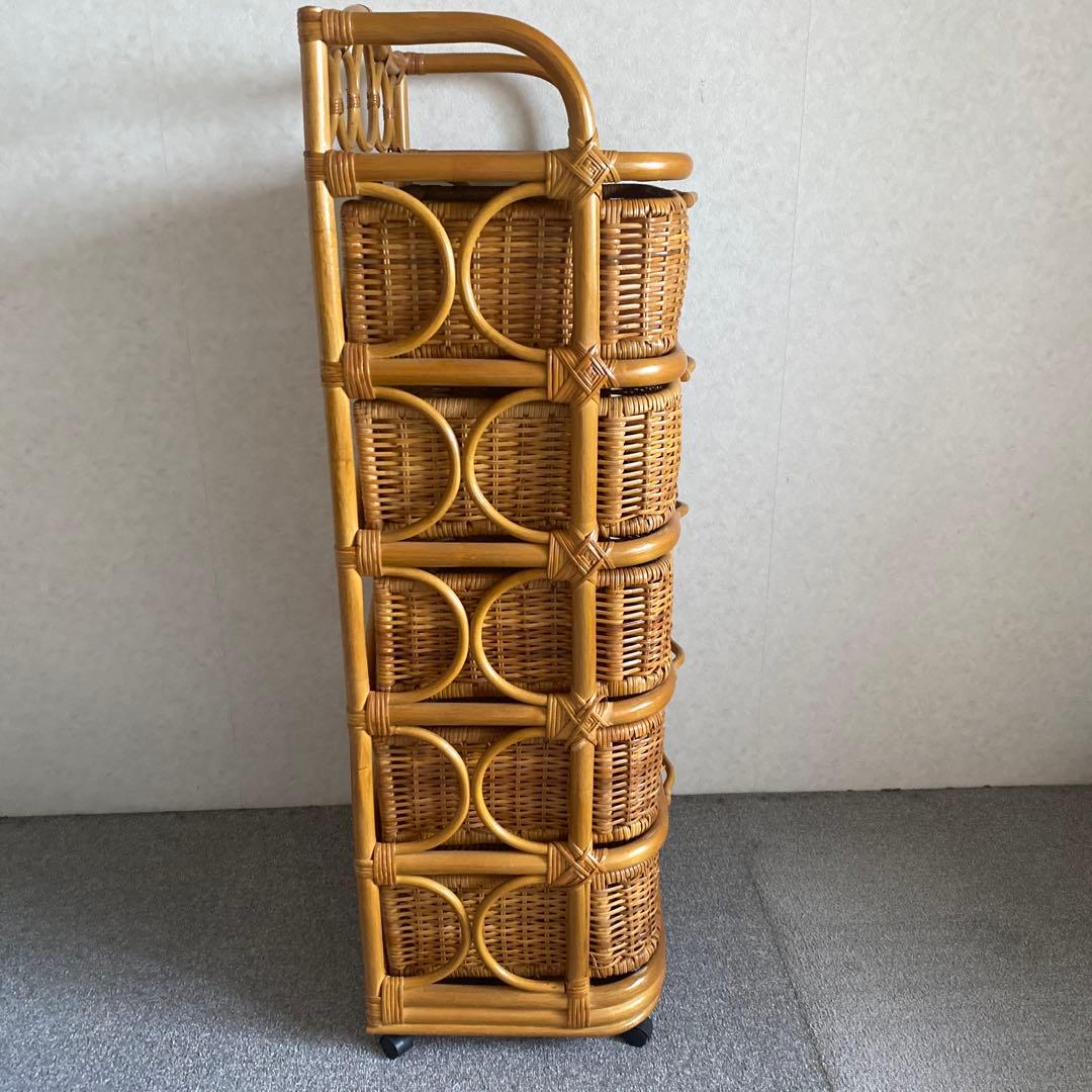 ファミリア　チェスト　棚　ラタン　籐　5000円＋送料8600円（250サイズ）