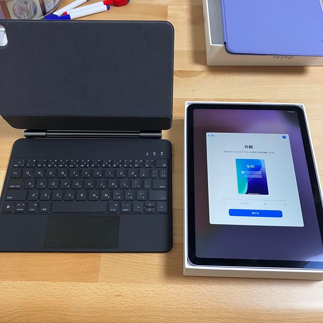 iPad Air (第5世代) パープル　64GB キーボードケース付き