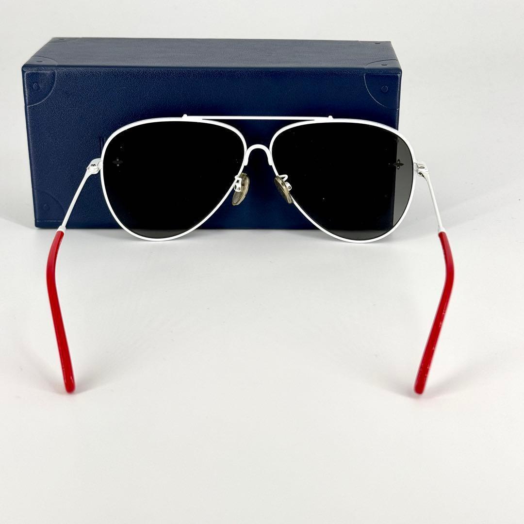 ルイヴィトン サングラス LV パイロット Z1637U ホワイト レッド