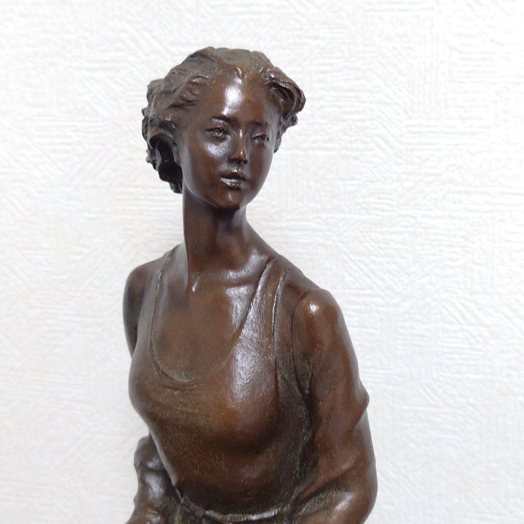 ブロンズ彫刻像：風はこぶ夢【作：大道寺光弘】