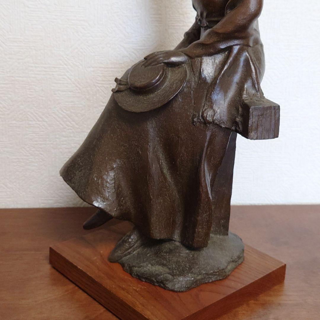 ブロンズ彫刻像：風はこぶ夢【作：大道寺光弘】