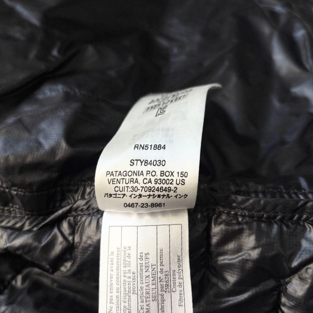 美品 パタゴニア マイクロパフフーディ プリマフィル ブラック XL