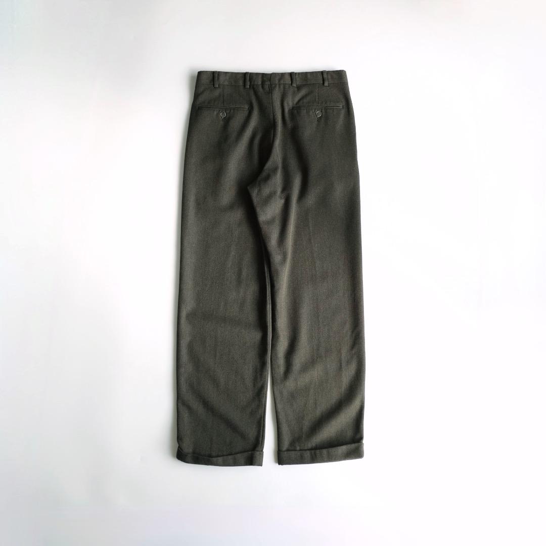 BROOKS BROTHERS USA製 90's ツータックウールスラックス