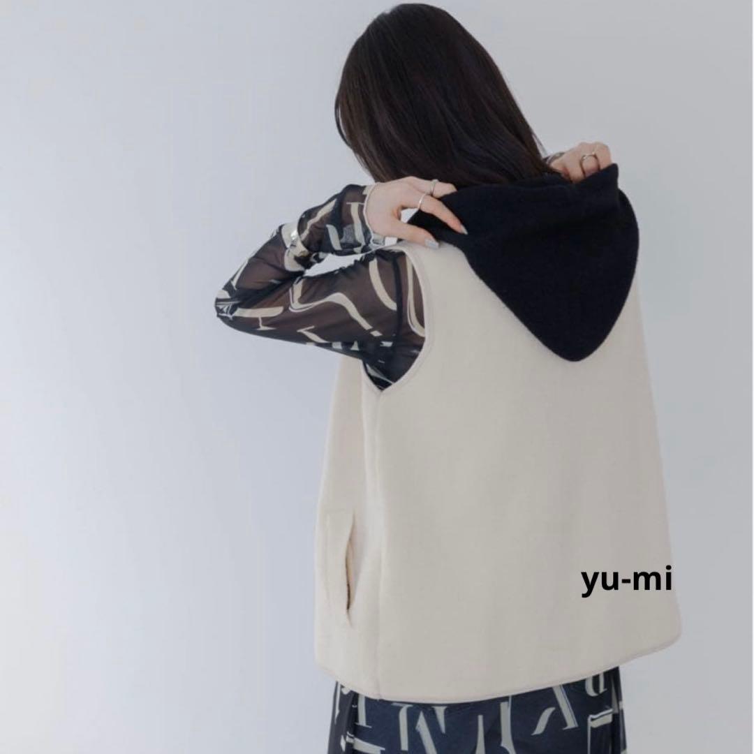 【美品】Eimee law レイヤードフーディジレ　アウター