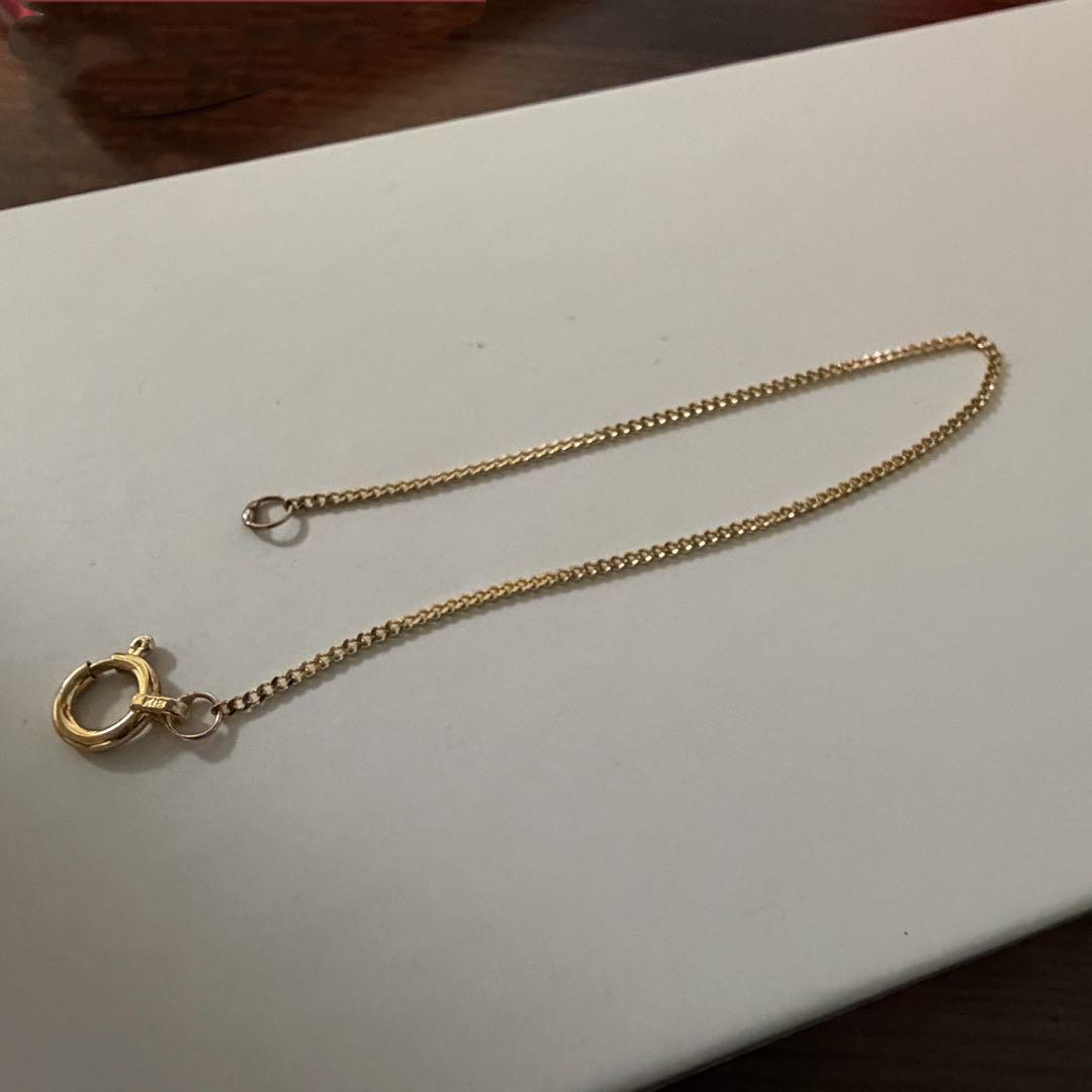 k18 18金　イエローゴールド　アジャスター喜平10cm