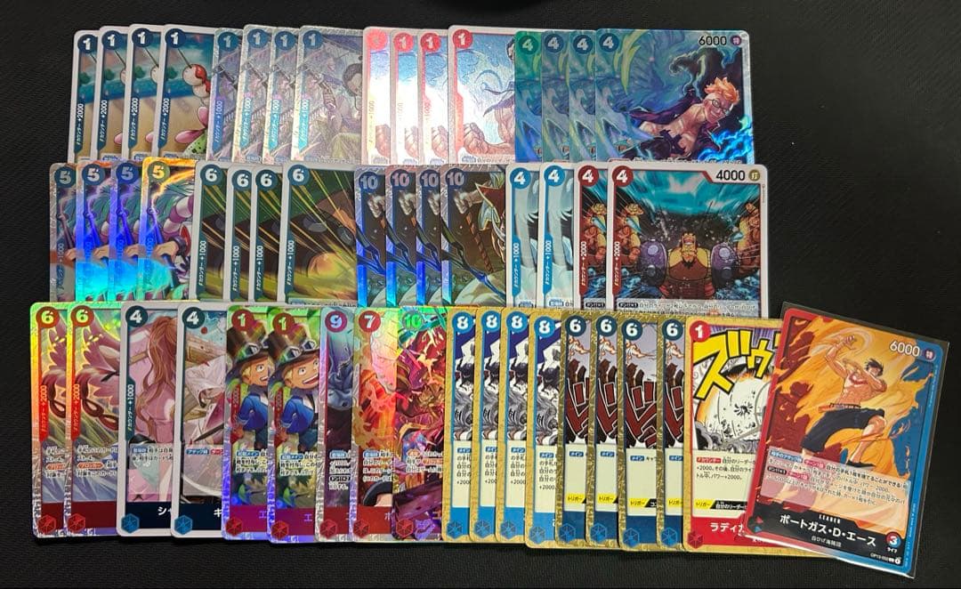 赤青エース　フラシ優勝構築　ワンピースカード