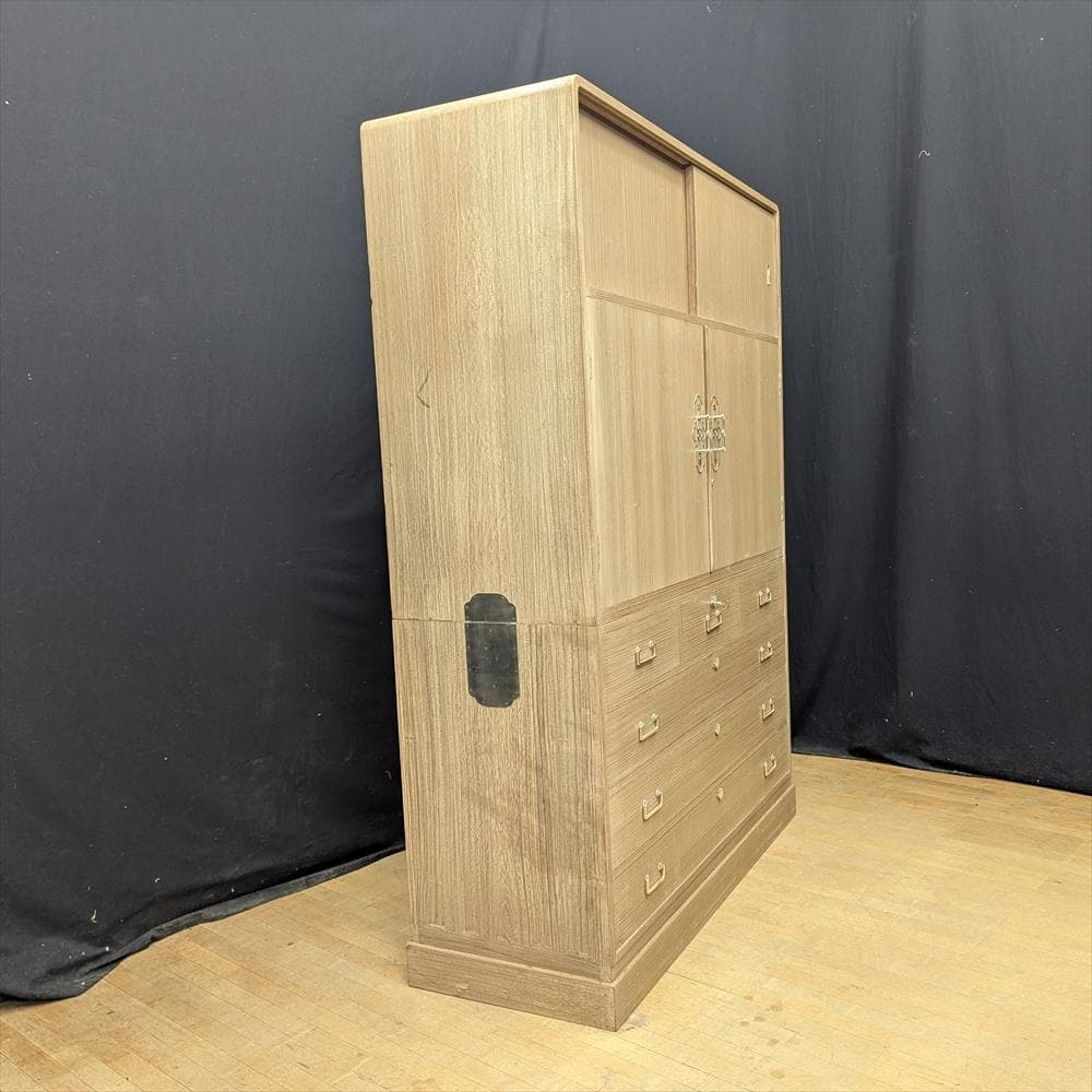 京都夷川　奥田たんす店　総桐　無垢　桐箪笥　和箪笥　整理箪笥　タンス　栓止め