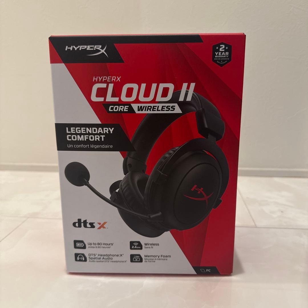 HyperX Cloud II Core Wireless【未開封品】