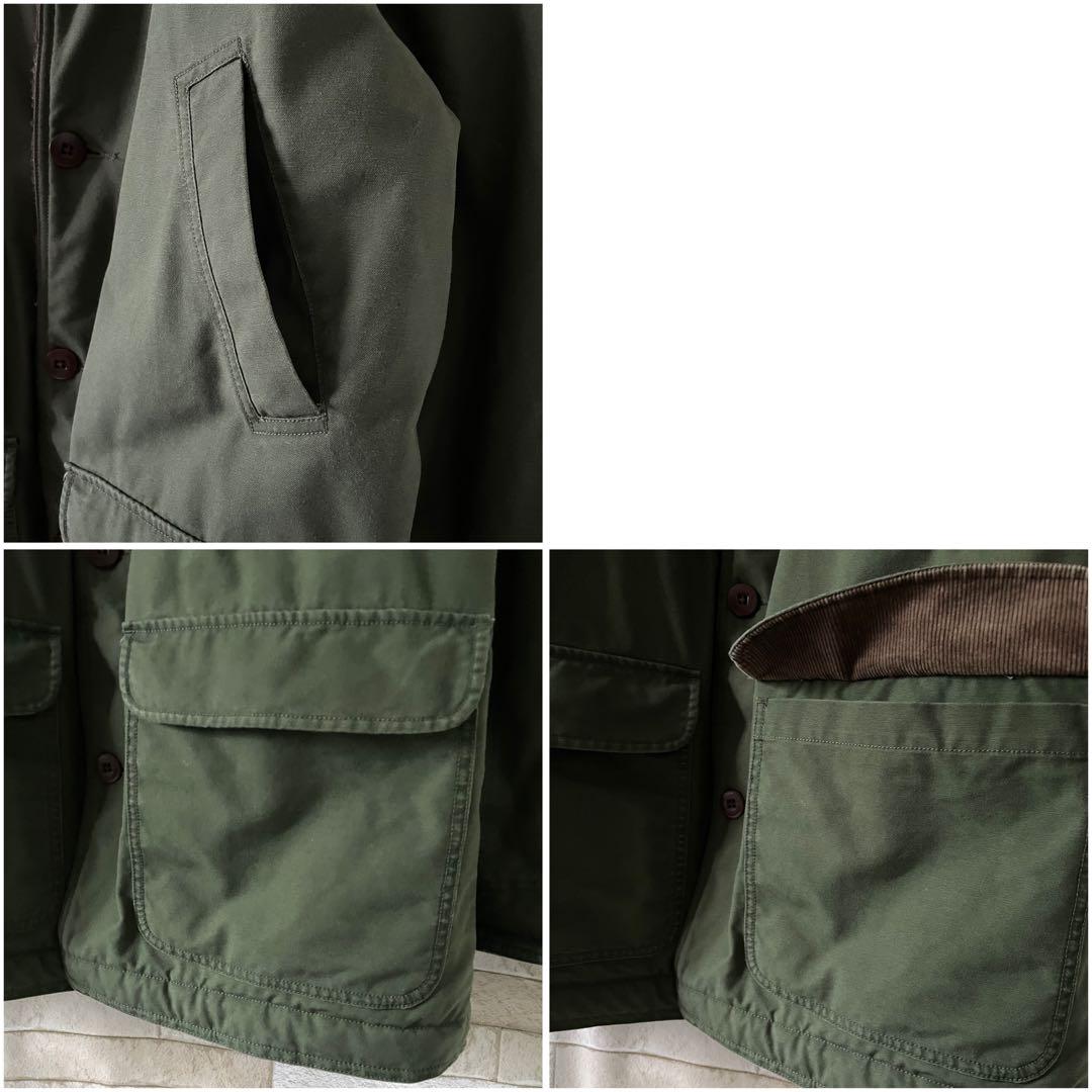 エルエルビーン フィールドコート ハンティングジャケット 裏ボア グリーン L