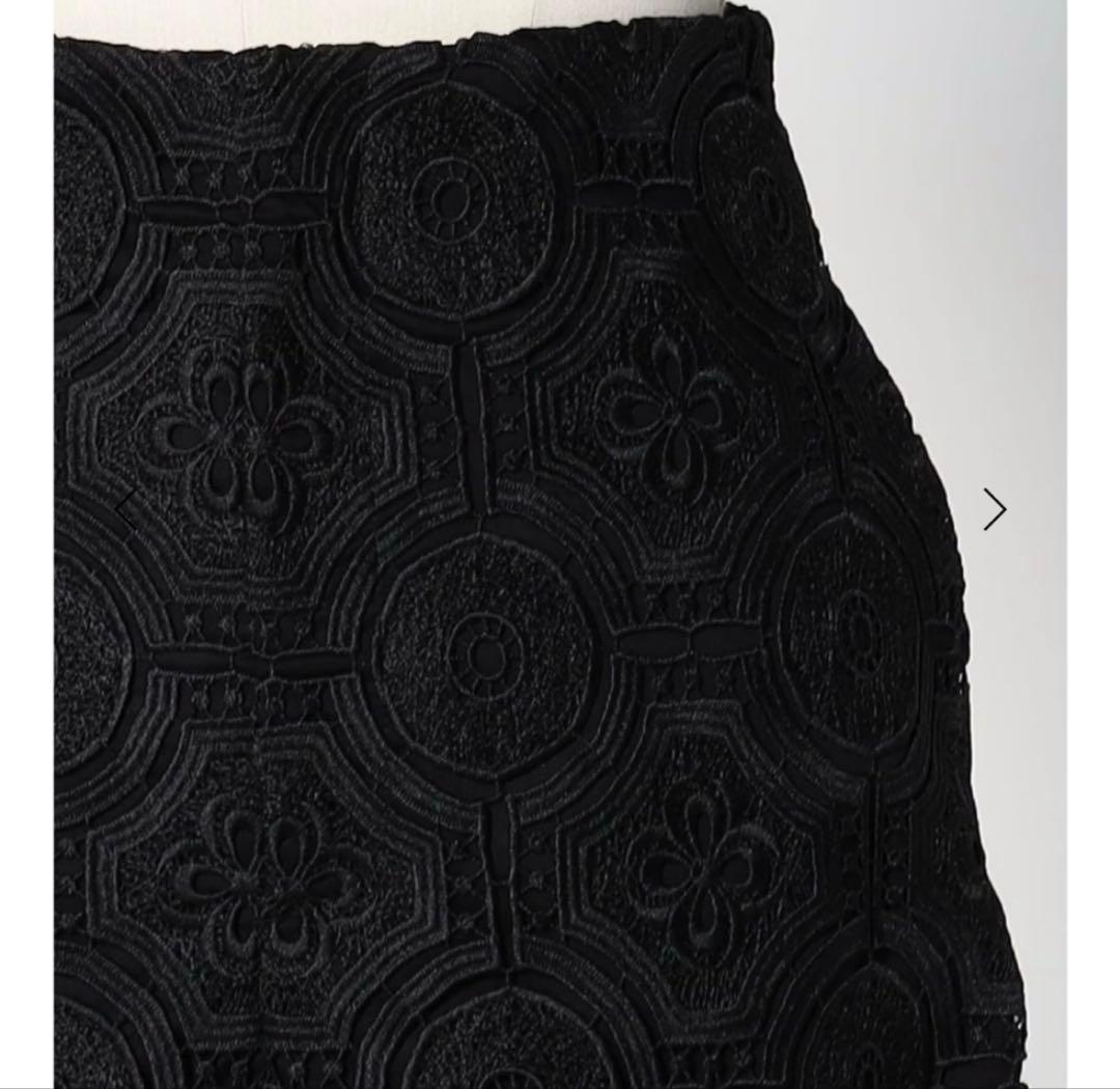 完売★超美品　UNITED ARROWS レースショートパンツ　ブラック38