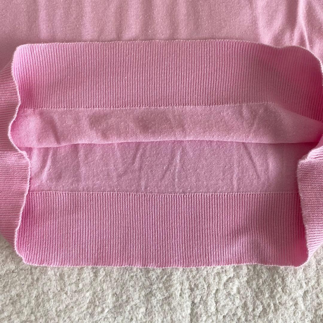 【CHANEL BOUTIQUE シャネル】ピンク　ポロシャツ　半袖　ビンテージ