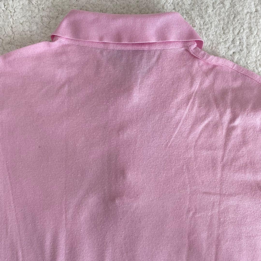 【CHANEL BOUTIQUE シャネル】ピンク　ポロシャツ　半袖　ビンテージ