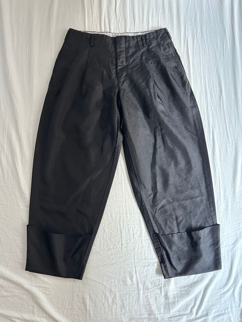 コムデギャルソンオムプリュス 19AW ポリ縮 2タックスラックス