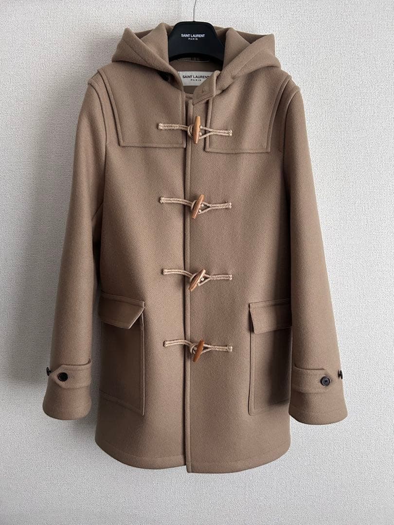 SAINT LAURENTサンローラン ベージュ ダッフルコート 48