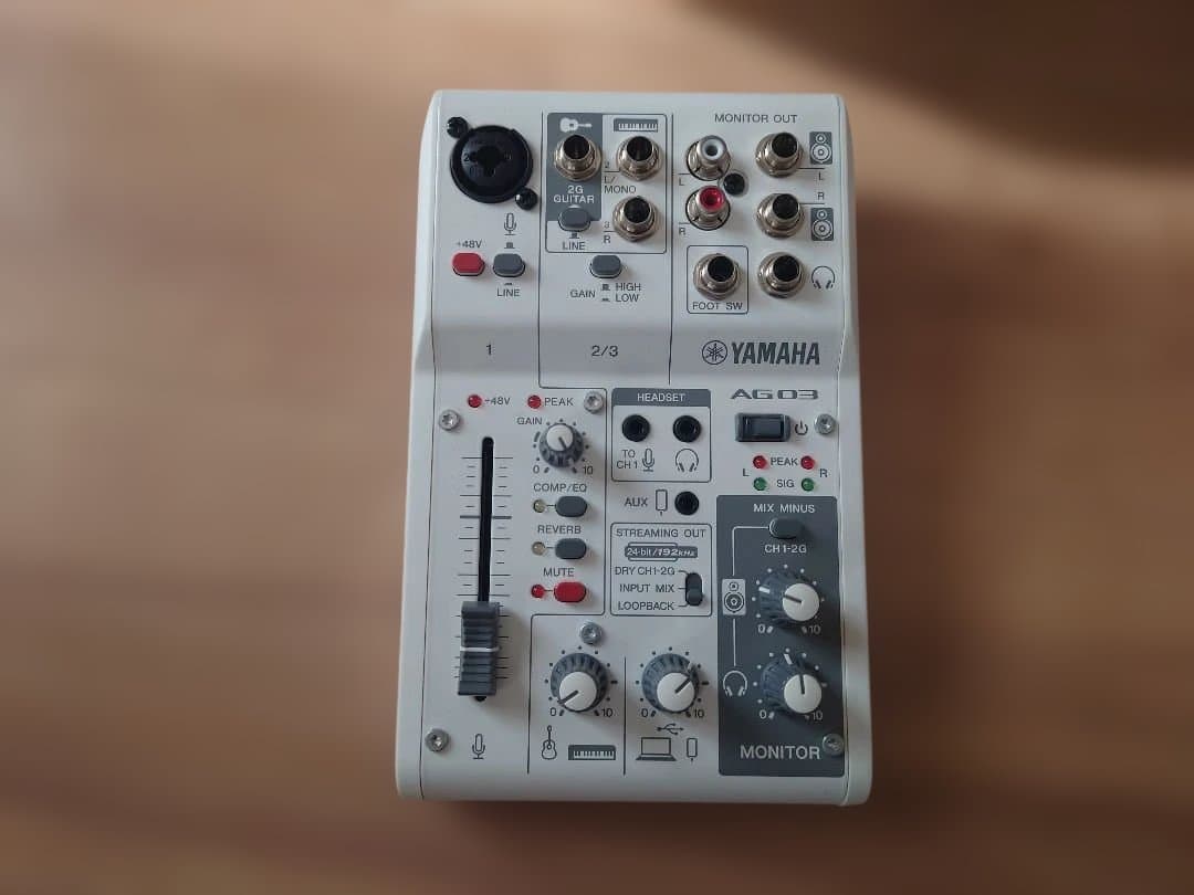 YAMAHA AG03 MK2 ライブストリーミングパック