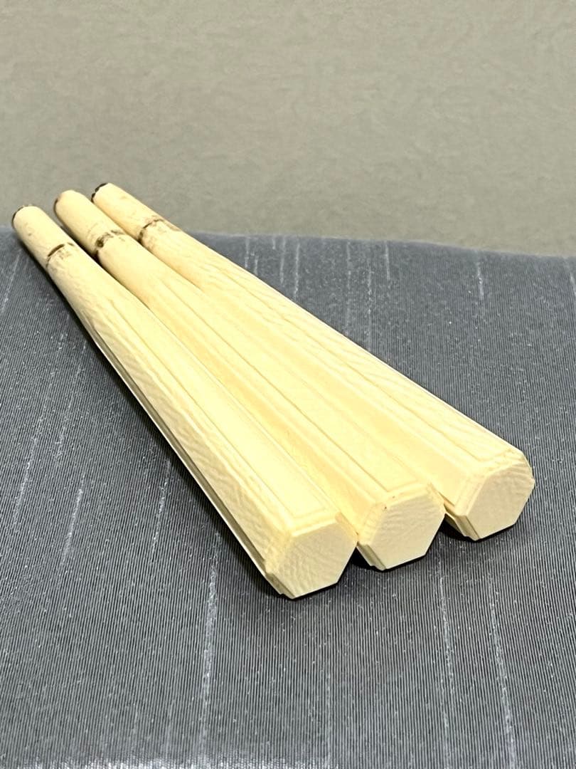 三味線 糸巻き 素六面取り 天然素材 3本セット