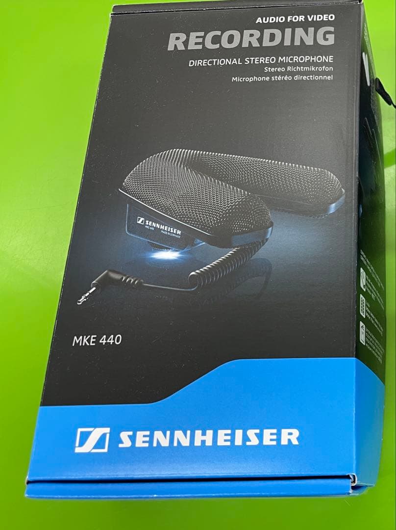 Sennheiser MKE440 ステレオショットガンマイク　箱あり